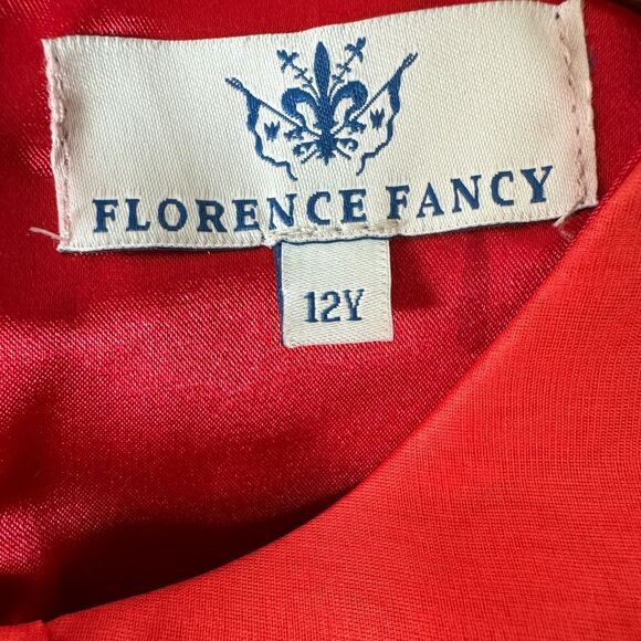 Florence Fancy Holiday Red Libby Dress size 12 - Picture 5 of 9